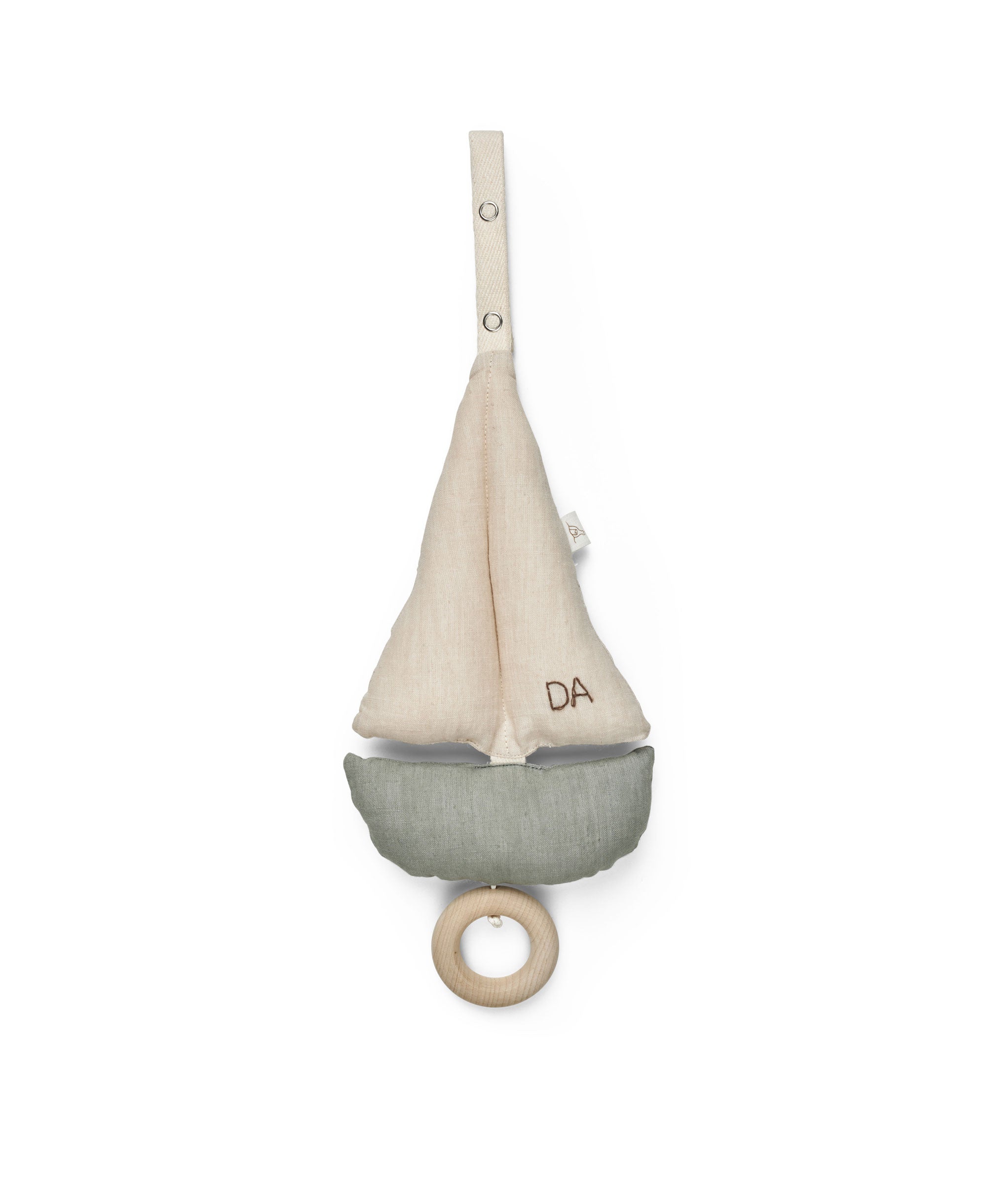 Pondus Segelboot Mobile, Blau/Off-white