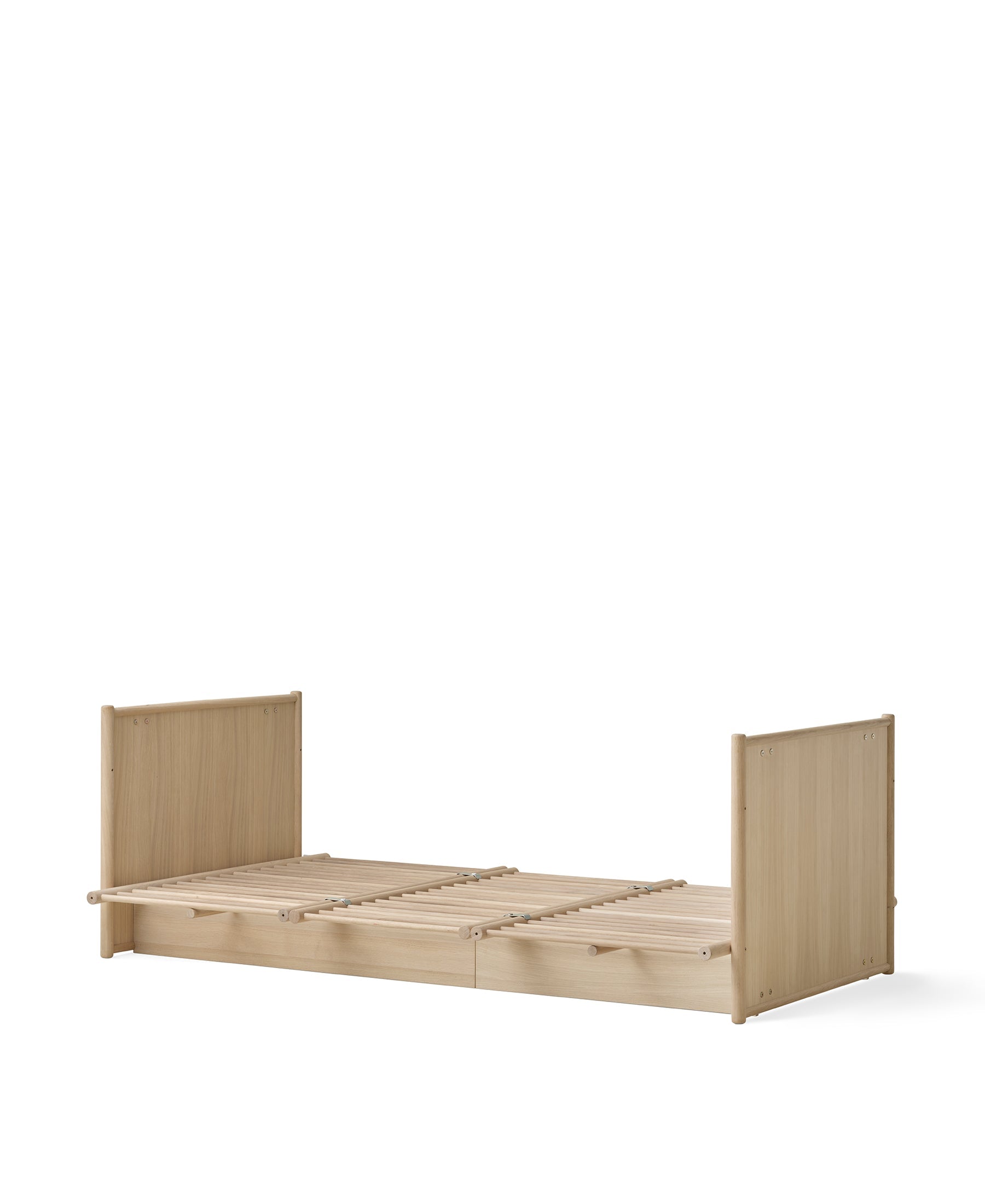 Camp Novel Babybett/Bett, 60x120/120x200 cm, Eiche