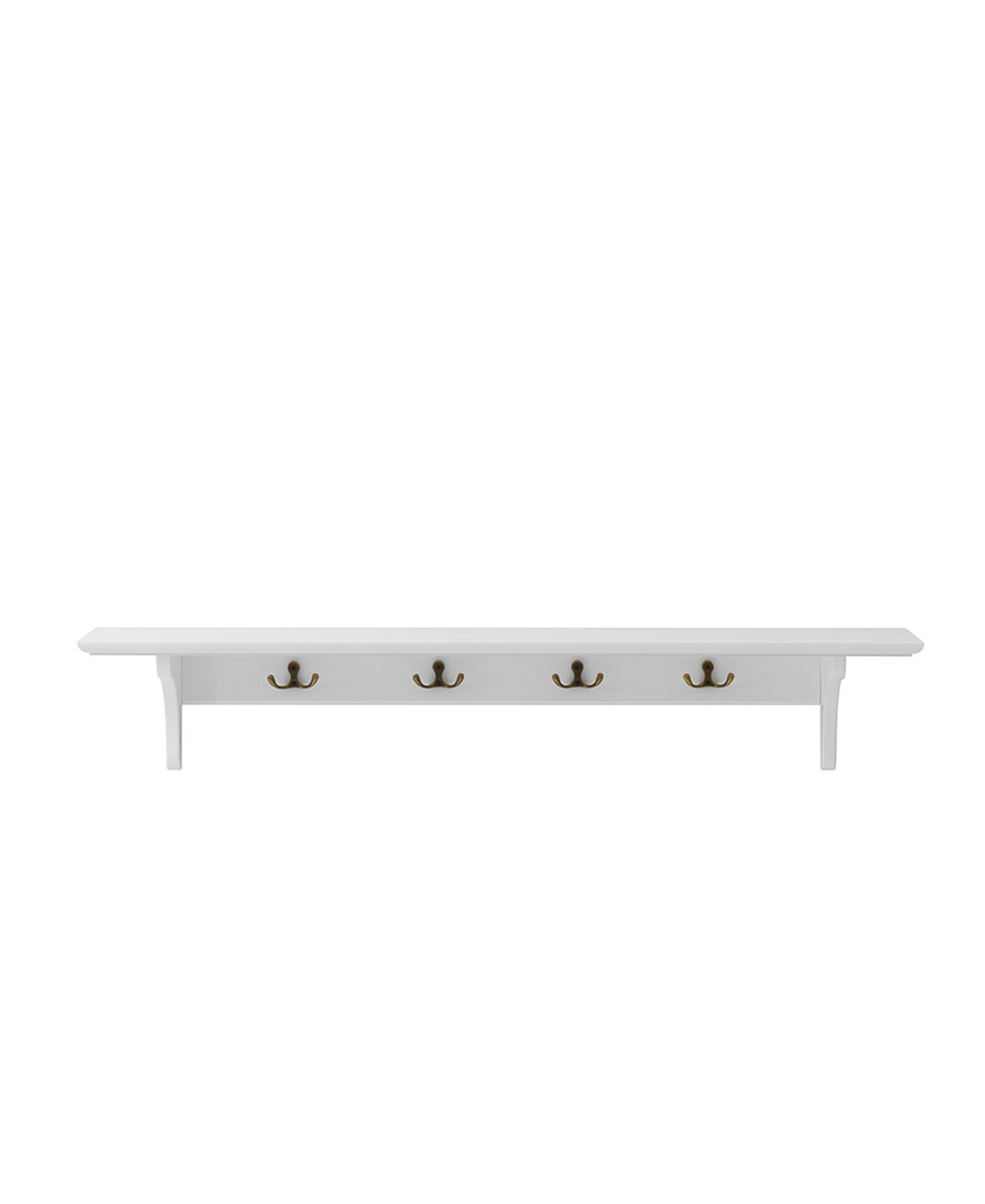 Seaside Wandregal mit Haken, 90x20 cm