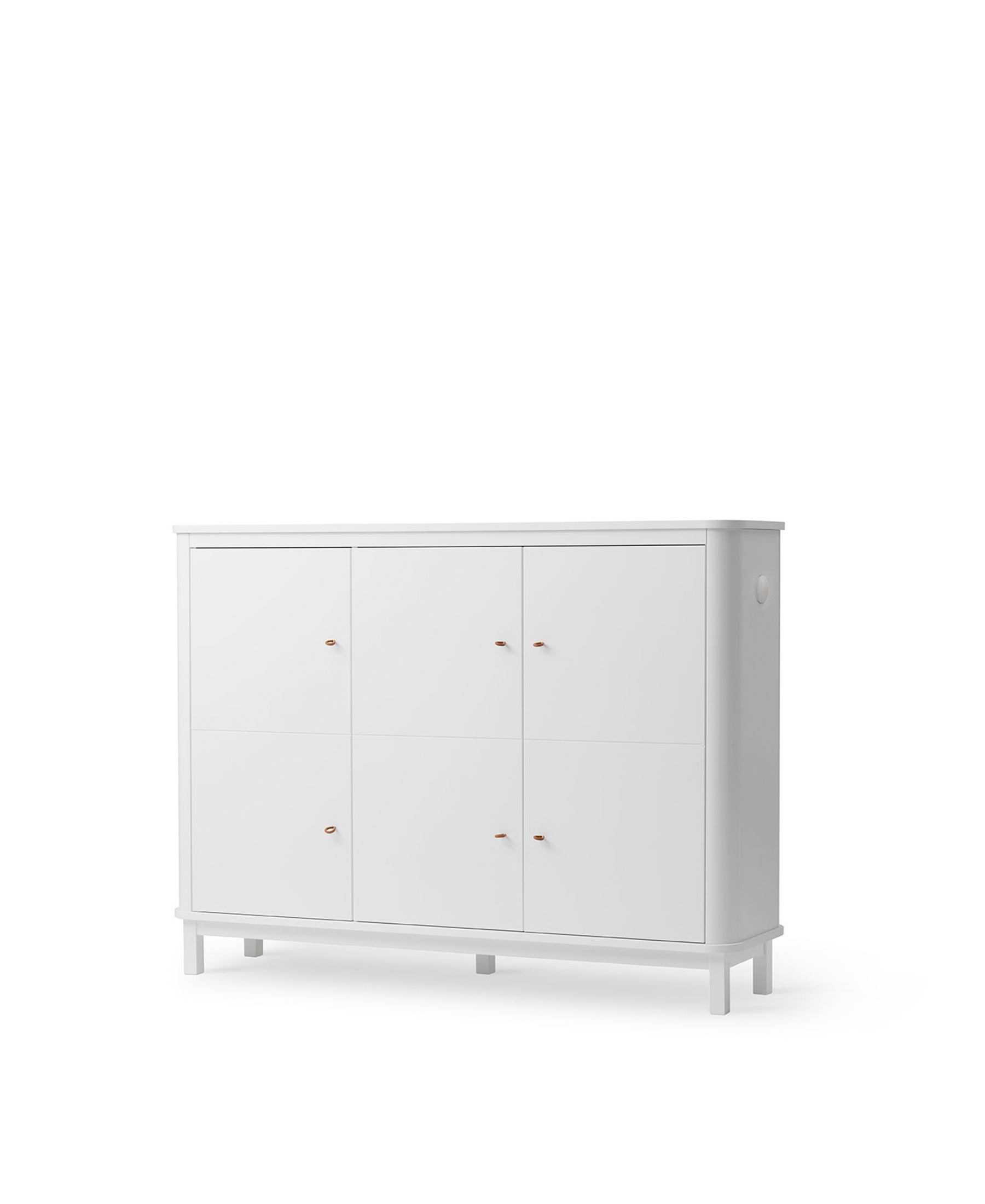 Wood Multi-Schrank 3-türig, weiss