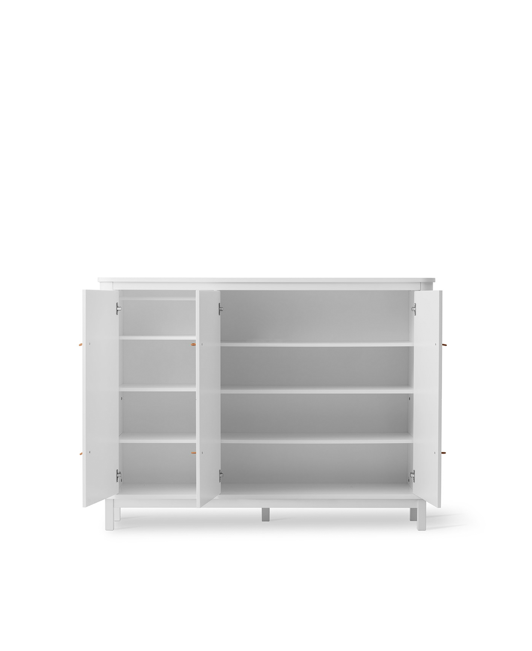 Wood Multi-Schrank 3-türig, weiss