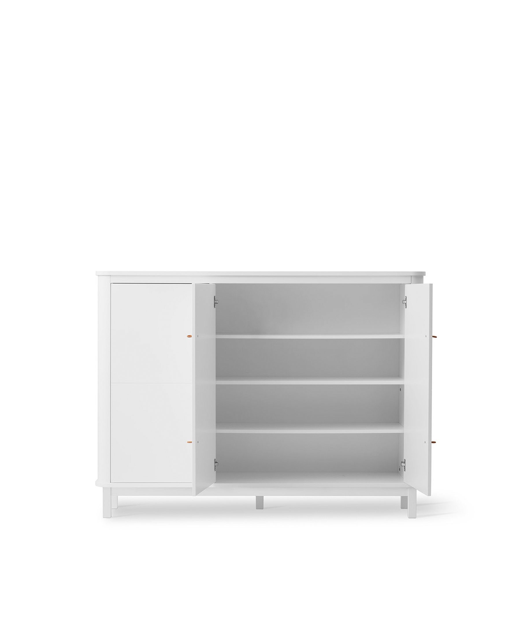 Wood Multi-Schrank 3-türig, weiss