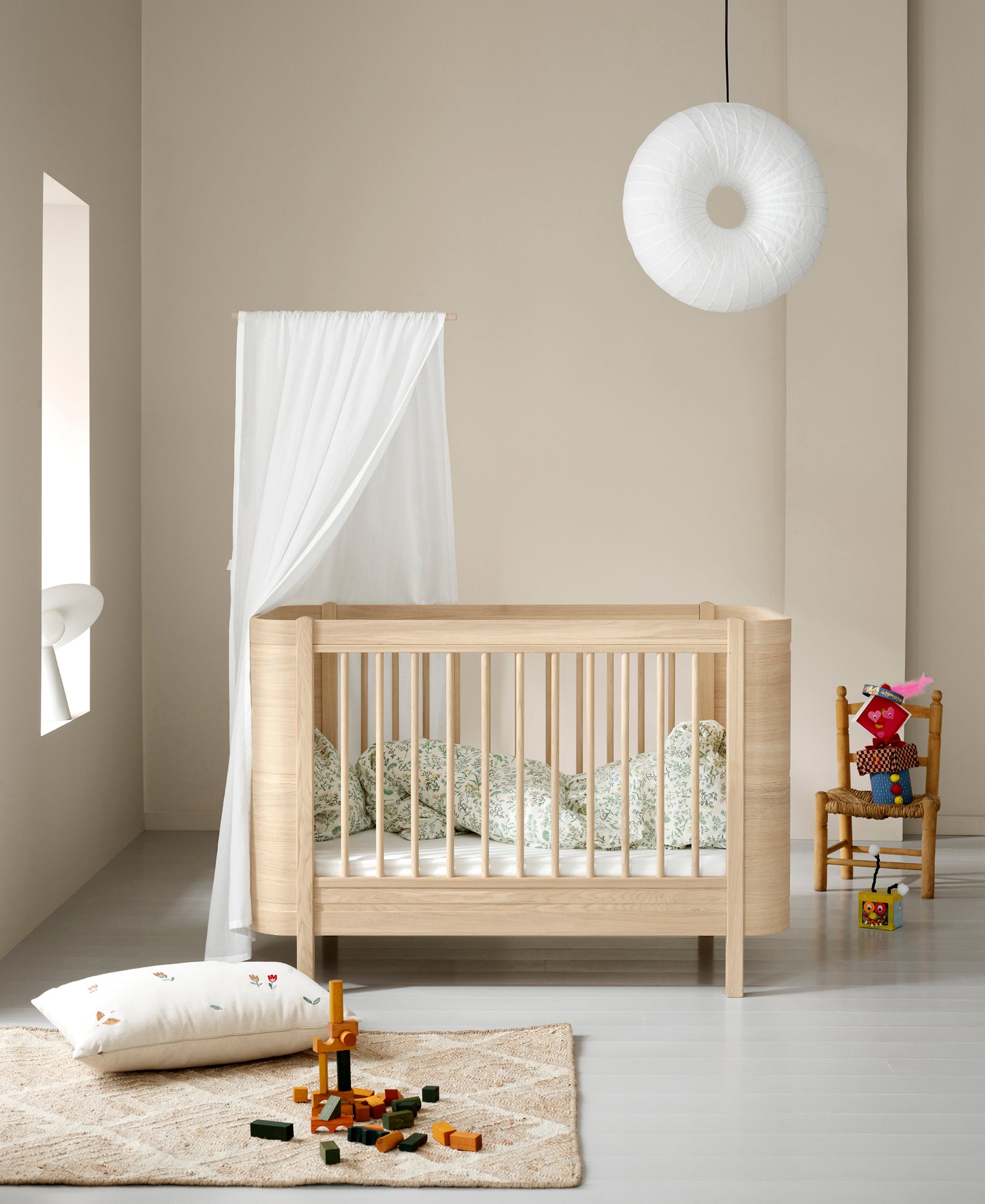 Wood Mini+ Babybett, Eiche