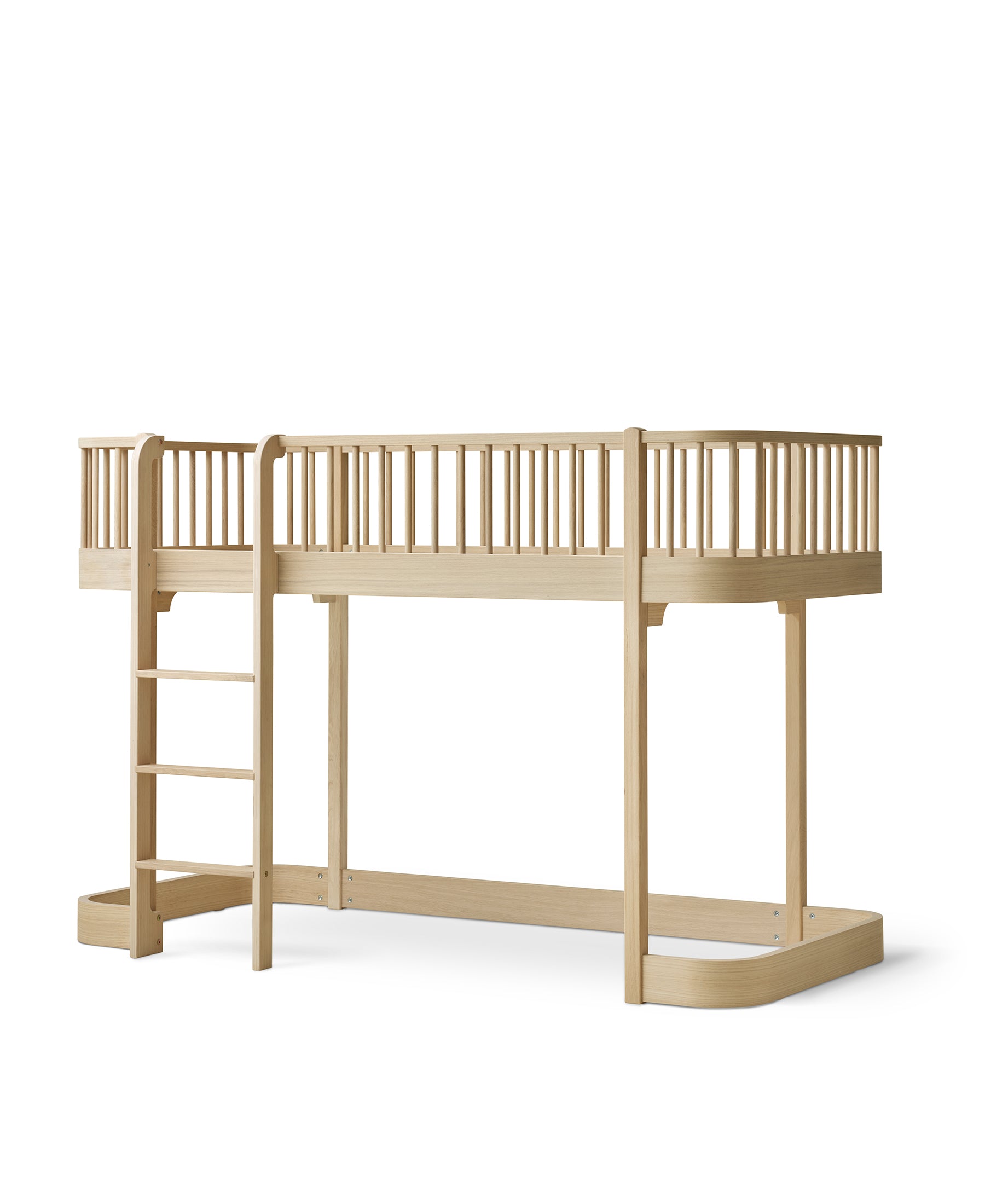 Wood Original halbhohes Hochbett, Eiche