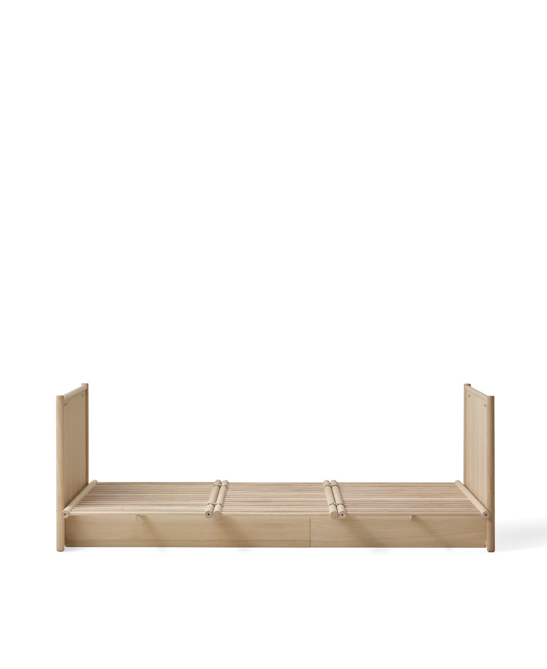Camp Novel Babybett/Bett, 60x120/120x200 cm, Eiche