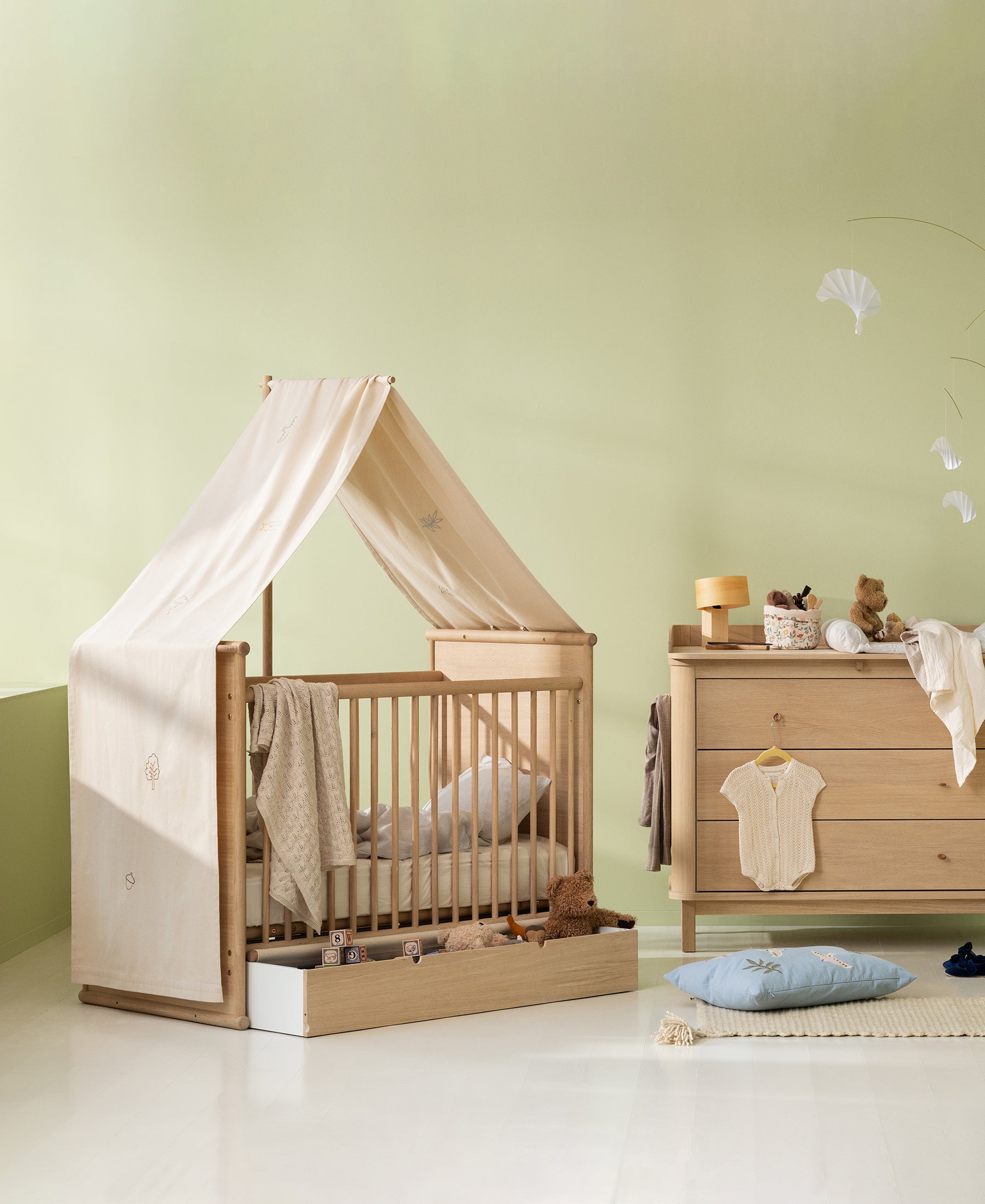 Camp Novel Himmelstange für Babybett, Eiche