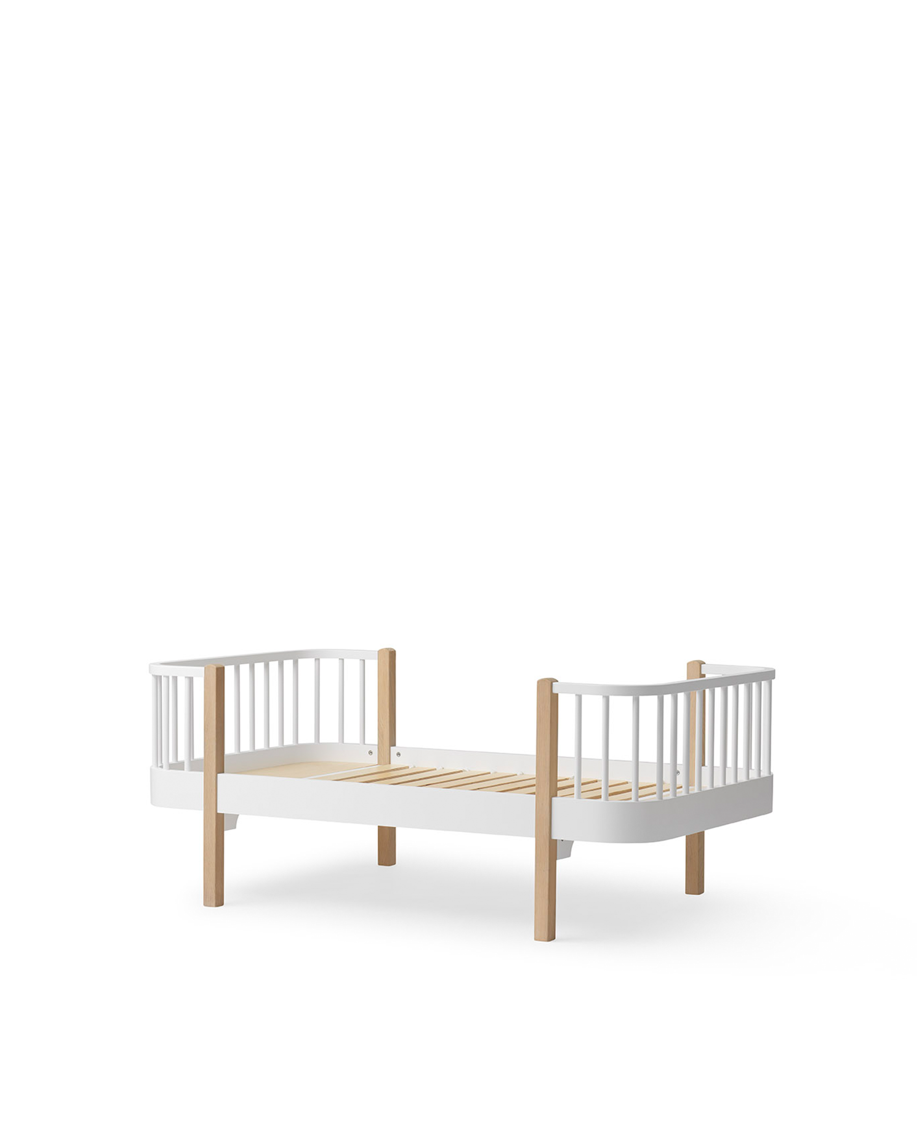 Wood Original Juniorbett, weiss/Eiche