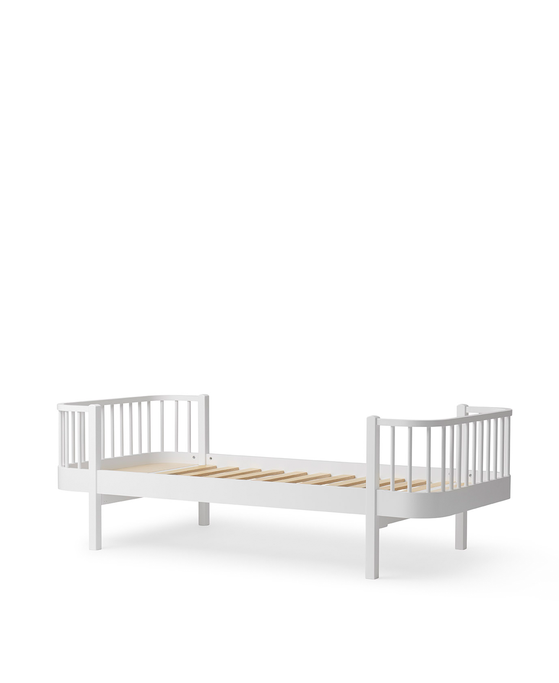 Wood Original Bett, weiss