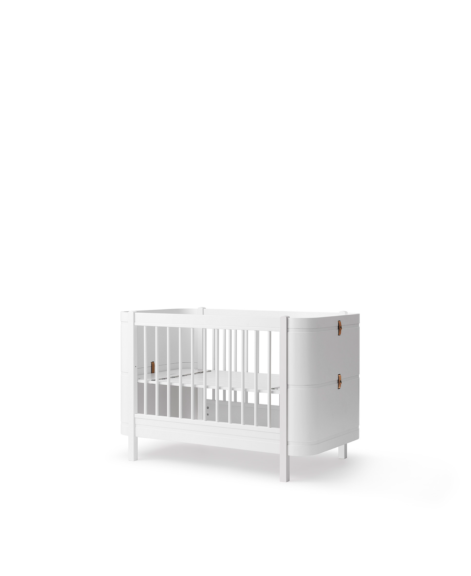 Wood Mini+ Babybett inkl. Umbauset Juniorbett, weiss