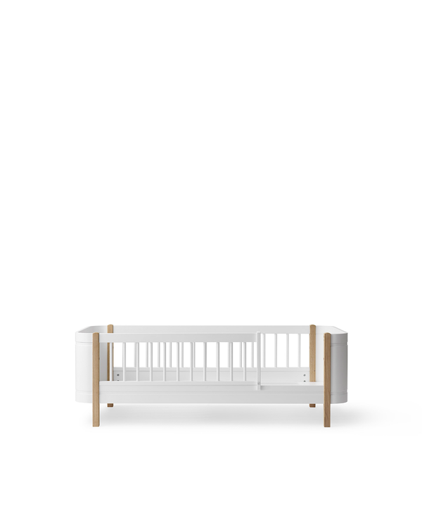 Wood Mini+ Juniorbett, weiss/Eiche