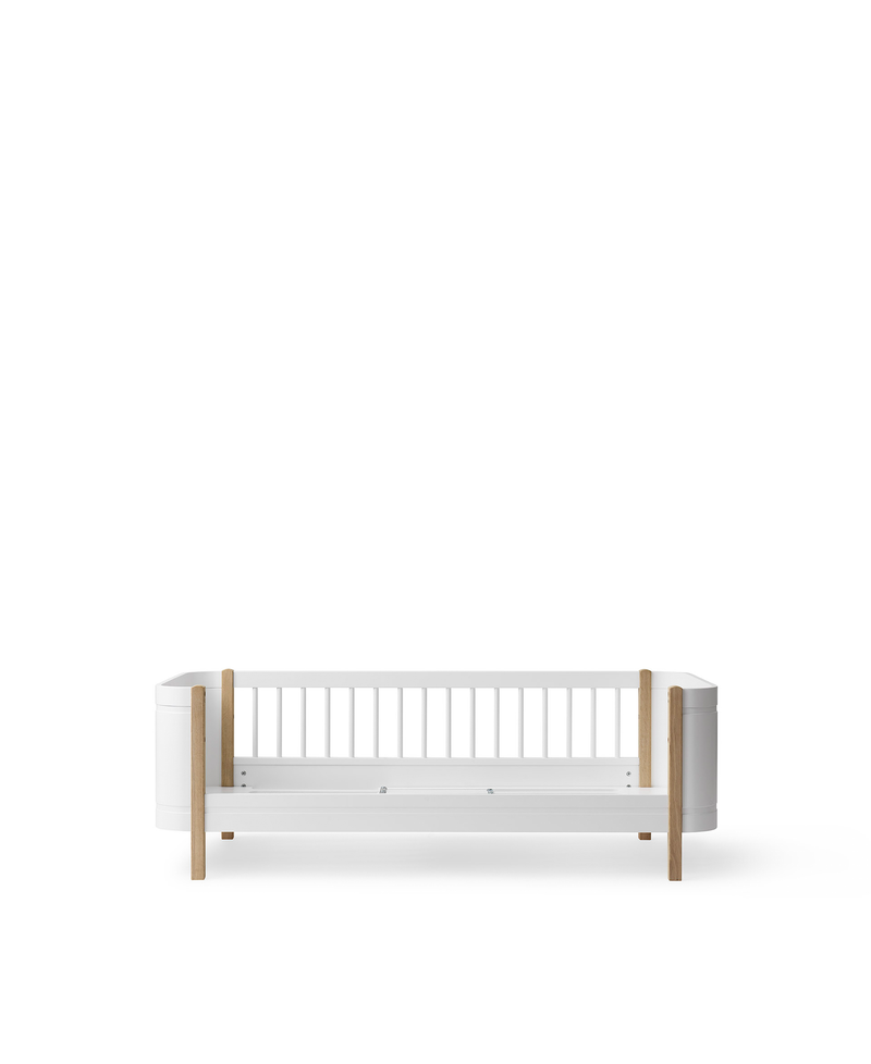 Wood Mini+ Juniorbett, weiss/Eiche