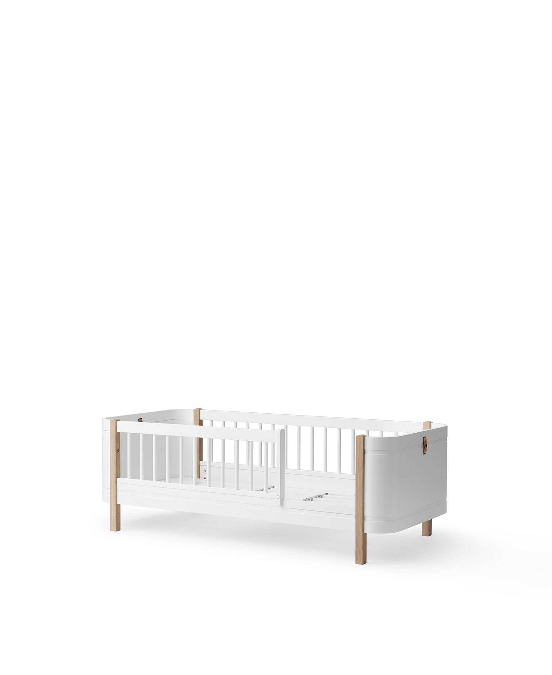 Wood Mini+ Juniorbett, weiss/Eiche