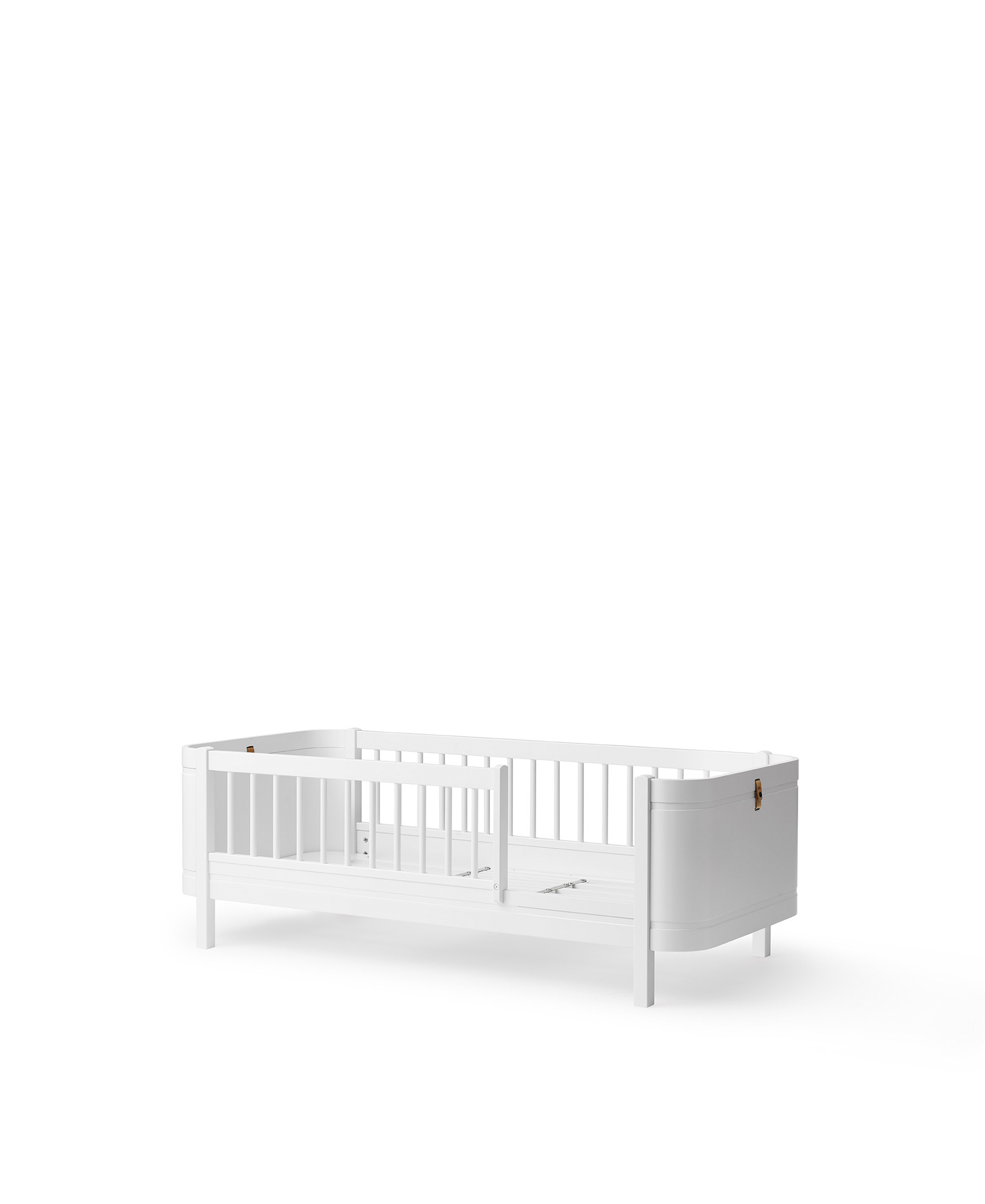 Wood Mini+ Babybett inkl. Umbauset Juniorbett, weiss