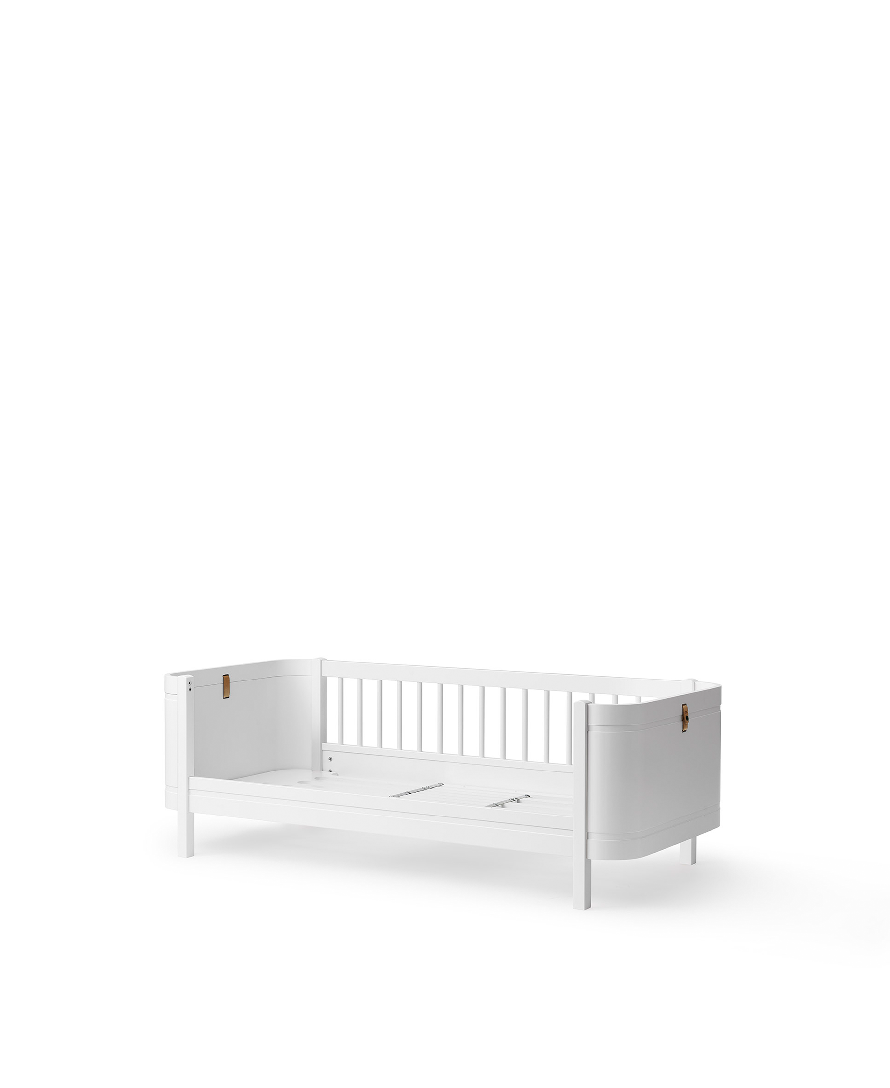 Wood Mini+ Babybett inkl. Umbauset Juniorbett, weiss