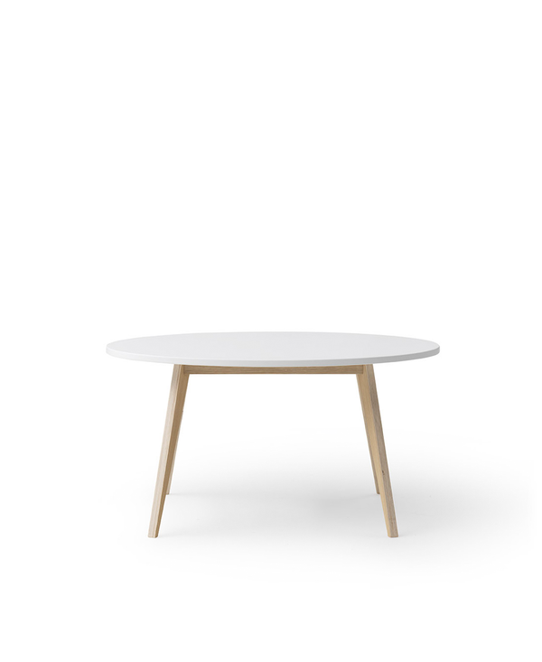 Wood Pingpong Tisch, weiss/Eiche
