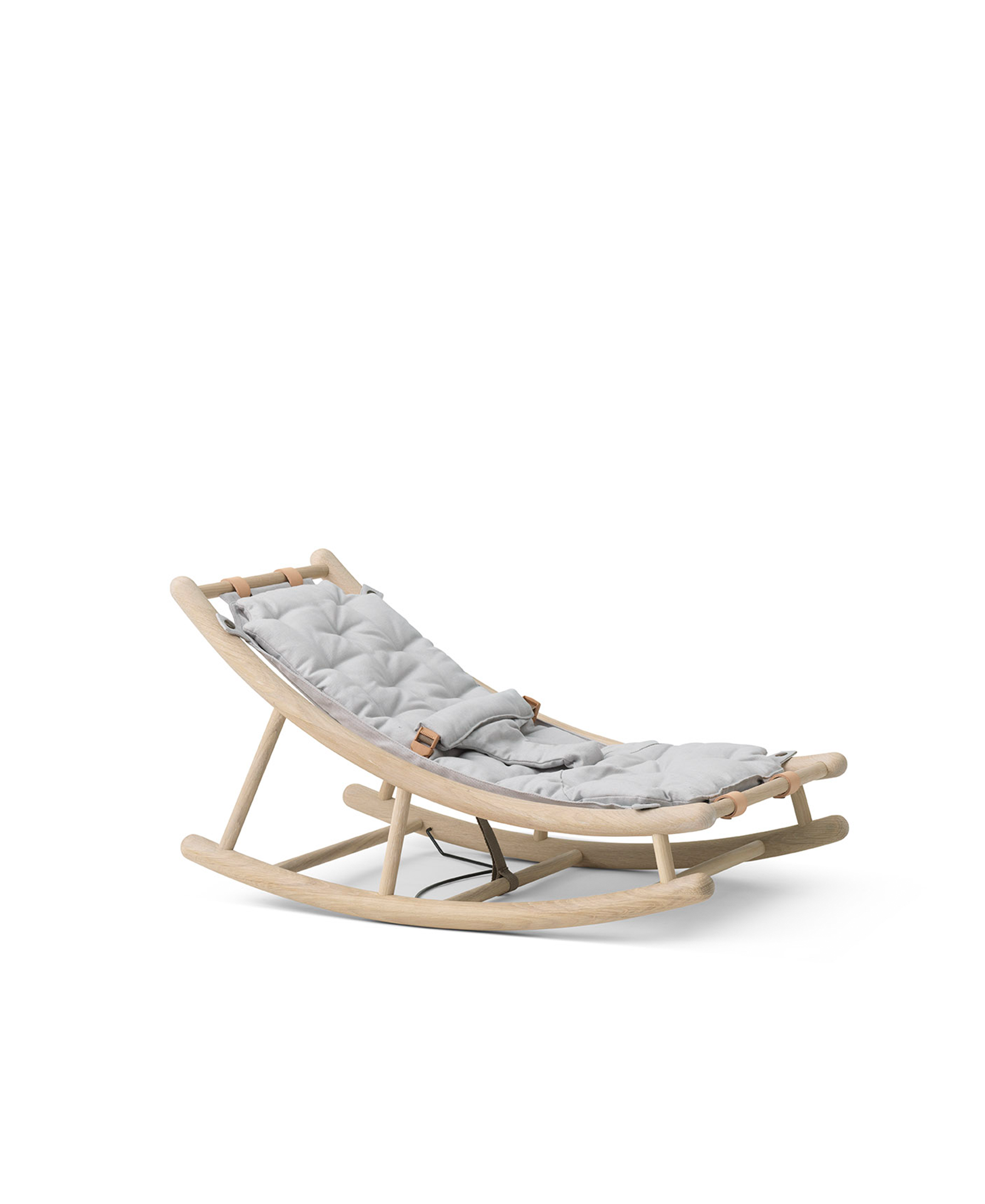 Extra Babykissen für Wood Baby- und Kleinkindwippe, grau