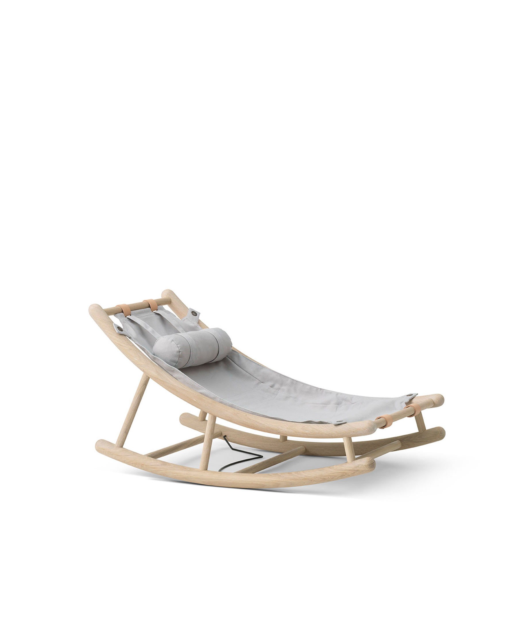 Extra Kleinkindsitz für Wood Baby- und Kleinkindwippe, grau